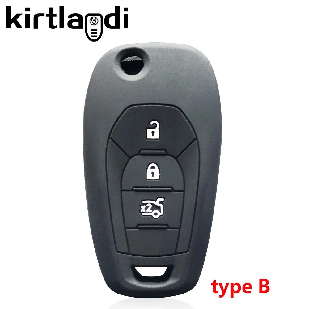 Силиконовый чехол дистанционный ключ-брелок от машины для Chevrolet Spin Enter ключница
