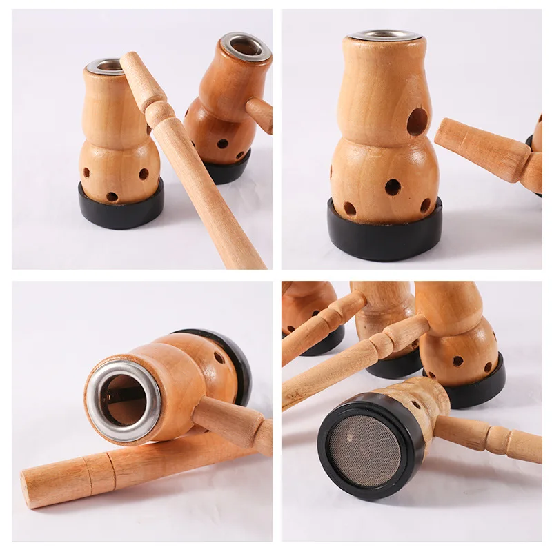 Деревянная прижигание тыквой коробка прочная Полезная эффективная мокса