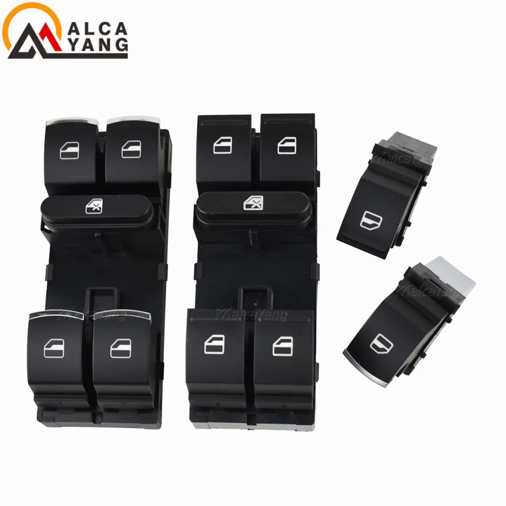 Кнопка переключения стеклоподъемника Yeti для SKODA Fabia Octavia Super B 1Z0959858B 1Z0 959 858B 1ZD959856 |