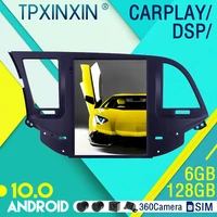 10 0 for hyundai elantra 2016 2018 android car stereo radio with screen tesla radio player car gps navigation head unit