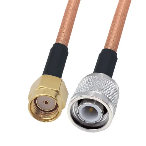 

RP-SMA Male To TNC Male RG400 Cable Double Shielded Copper Braid Coax Low Loss Jumper Cable 50ohm