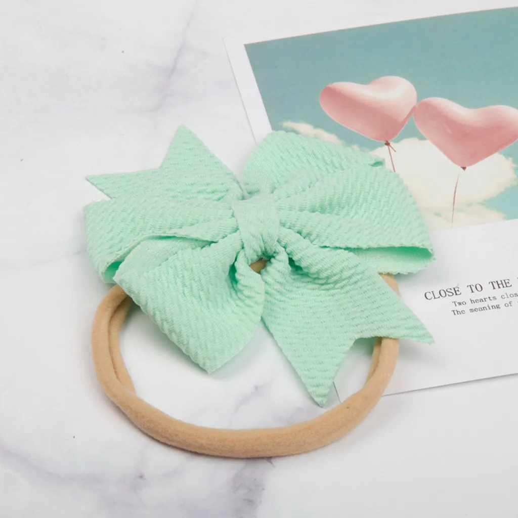 Children Girls Headband Fashion Handmade Bowknot Swallowtail Turban Headwear Kids children Hair ring Accessories | Детская одежда и