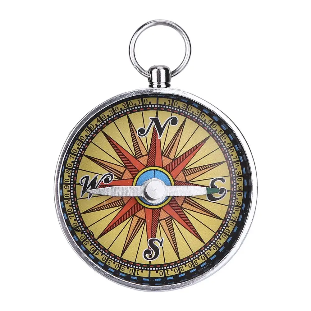 

Mini G44-5 Pocket Compass Survival Kit with Keychain for Outdoor Camping Hiking Hunting Backpack Decoration Lightweight
