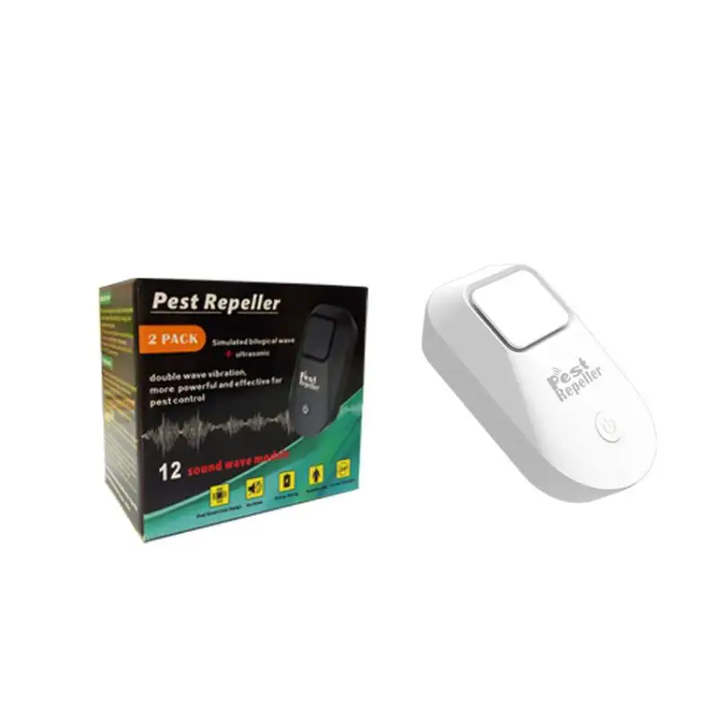 

2PCS Ultrasonic Mosquito and Insect Repeller Anti Cockroaches Indoor Electronic Mouse Repeller Pest Reject EU/US/UK Plug