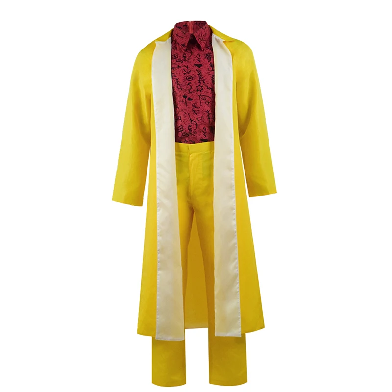 CosDaddy Back Future доктор Эммет коричневый желтый костюм Косплей Костюм ПОЛНЫЙ КОМПЛЕКТ