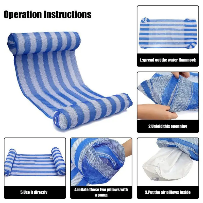 Надувная надувная подушка гамак для плавания надувной матрас отдыха и