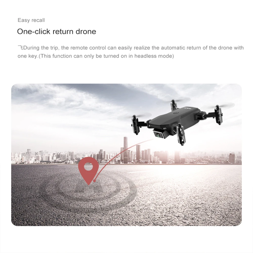 

new S66 mini RC drone 4K HD camera WiFi Fpv air pressure altitude maintenance 15 minutes battery life foldable Quadcopter toy
