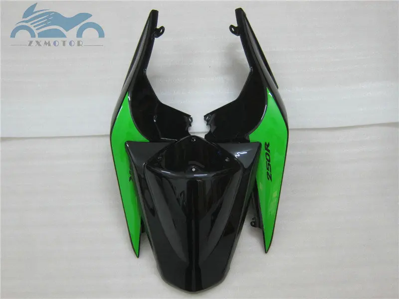 ABS впрыски обтекатели комплект для KAWASAKI 2008- Ninja250 ZX 250R двигатель дорога гоночная обтекаемая форма наборы EX250 08 09-14 зеленый кузов - Цвет: Хаки