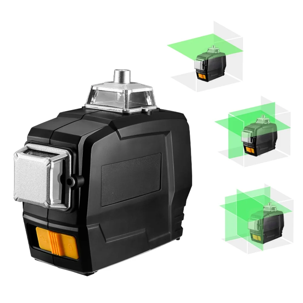 

Series 12 Lines Nivel Laser 360 Autonivelante Green Laser Level Horizontal Vertical Cross Lines Self-Leveling