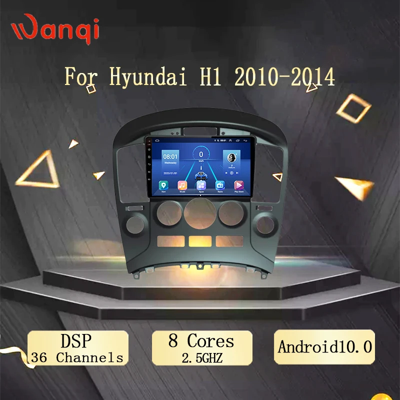 

Автомагнитола Android 10,0, мультимедийный плеер для Hyundai H1 2010 ~ 2014, сенсорный экран, GPS-навигация, поддержка WIFI, Bluetooth