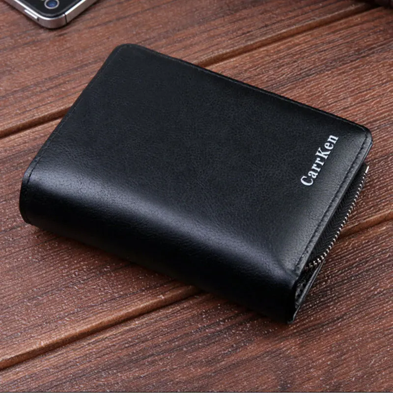 Новый корейский Повседневный мужской кошелек брендовый короткий вертикальный