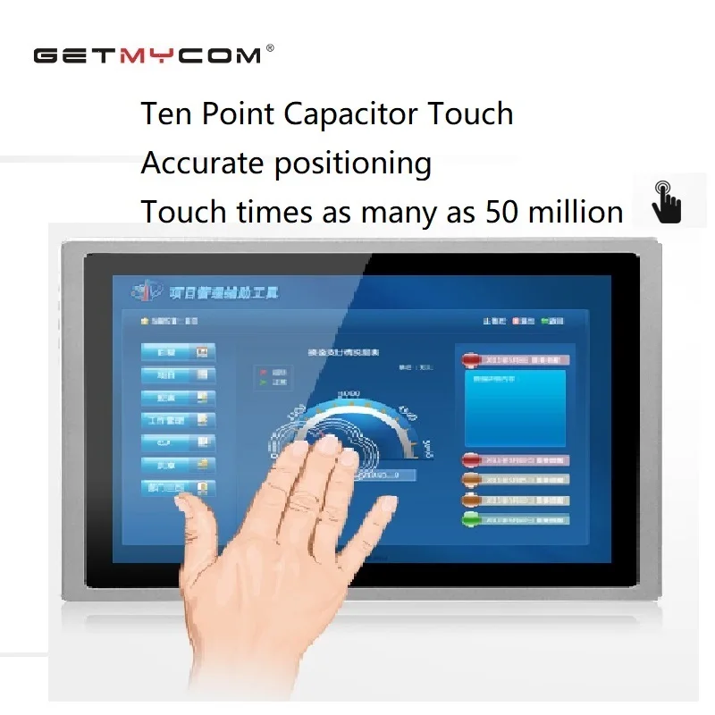 Bestellen Getmycom 10,4 Zoll 10 Punkt Kapazitiven Bildschirm Industrie Control Touch Screen Integrierte Touch Tablet Embedded GetminteC 10,4