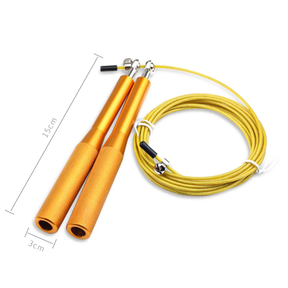 

Unisex Bearing Jump Cord Tangle-Free Adjustable Skipping Rope Speed Equipment