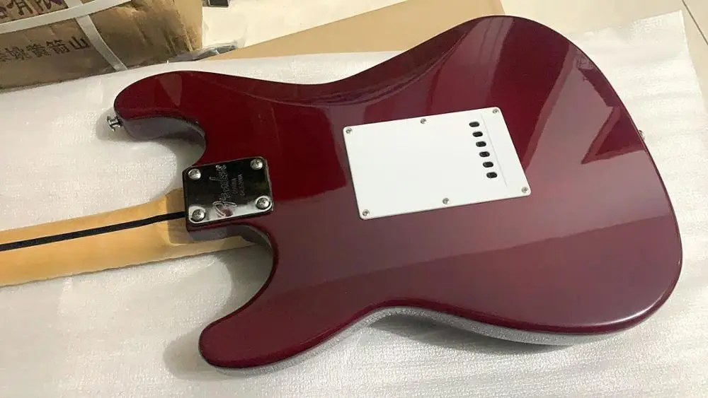 Бесплатная доставка новая электрическая гитара Yngwie Malmsteen с зубчатым грифом в