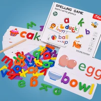 baby early enlightenment training cognitive card learn write phonics spelling game preschool learning educational toddlers toys