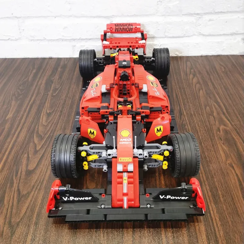 Конструктор Mork 023005 высокотехнологичный конструктор MOC Red F1 модель спортивного
