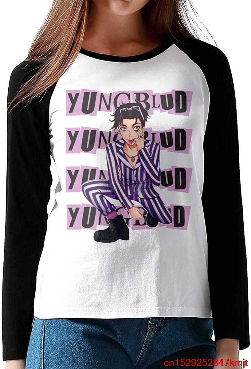 FGHFG женская футболка Yungblud с длинным рукавом бейсбольная рубашка TFGHFG Приталенная