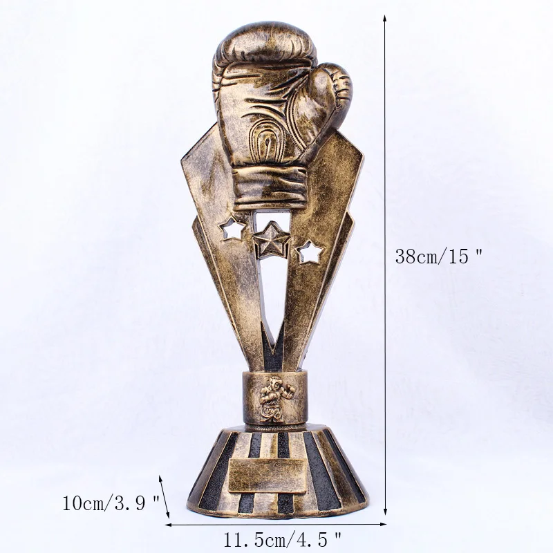 

Europe Resin Boxing Gloves Model Sports Trophy Ornaments Creative Resin Crafts Boxing Gloves Statue Home Decor Accessories Gifts