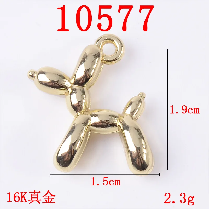 30pcs Crystal alloy accessories pendant rabbit cute jewelry pendant DIY Earring Pendant Necklace zipper handmade jewelry making