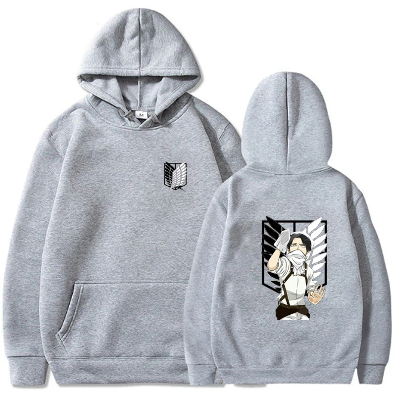 

Attack on Titan Hoodie Anime Pullovers Tops Loose Long Sleeves Autumn Cloth