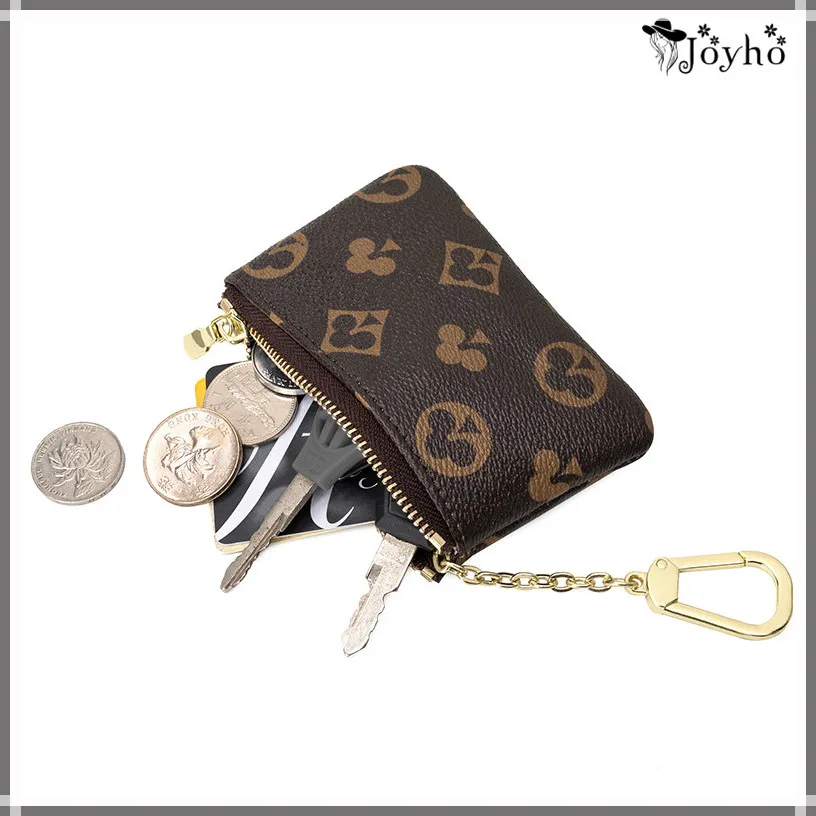 

Mini Classical Wallet Men's Coin Purse PU Leather Zipper Coin Wallet Retro Key Holder Small Money Bag Change Purses Card Package