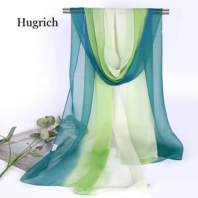 

Scarf Gradient Women Hijab Winter Brand Autumn Red Long Scarfs Poncho Luxury Ladies Scarves Shawl