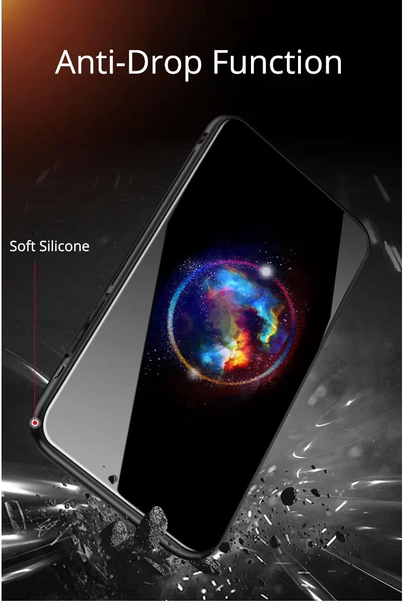 Градиентный телефонный чехол для Redmi Note 4x закаленное Стекло чехол для Xiaomi Redmi Note 4 глобальная версия защищают заднюю крышку Чехлы-бамперы