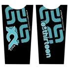 E. Тринадцать XCX Кривошип наклейка зубчатая пластина защитная крышка e13 велосипед велосипедные наклейки