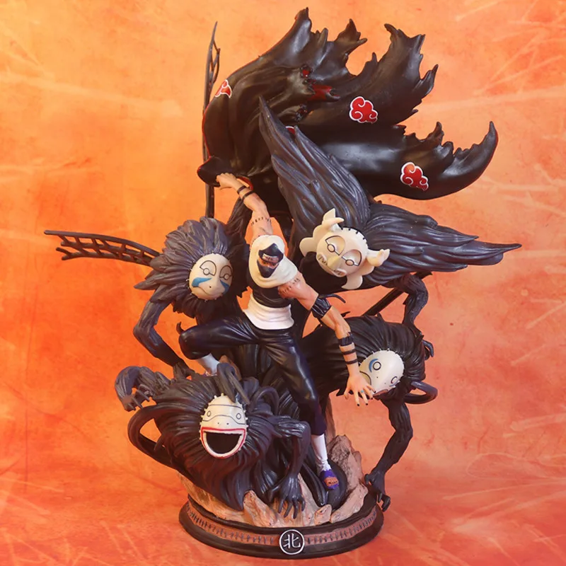 

Naruto Figure Shippuden Gk Akatsuki Kakuzu Model 44cm PVC Hidan Partner Desktop Collection Anime Action Figure Oversized Toys