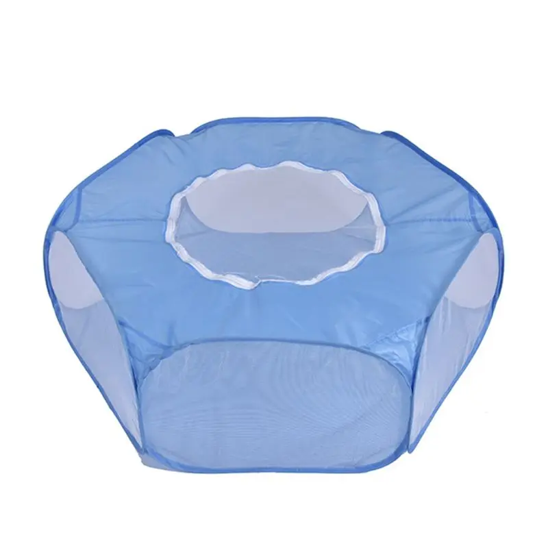 

Маленький манеж для животных 094A, дышащая прозрачная палатка для домашних животных с верхней крышкой, автоматически открывающаяся Складная ...