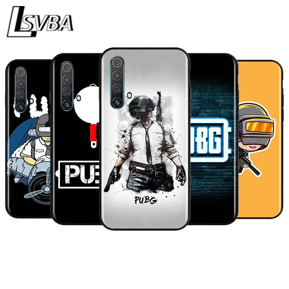 

Fashion PUBG Game for OPPO Realme V15 X5 X3 X50 X7 X2 C17 C11 C3 C2 7 7i 6 6S 6i 5 3 2 Pro Soft Black Phone Case