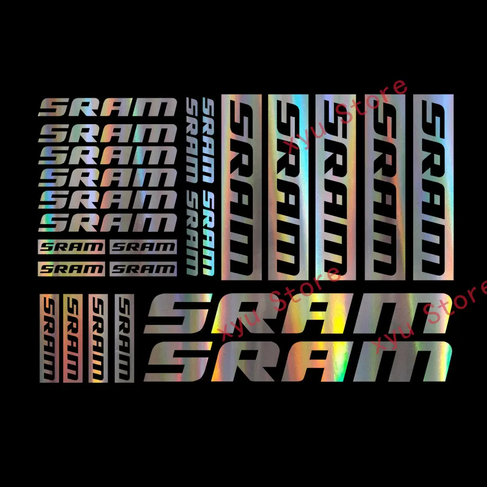 Автомобильная наклейка совместимая с SRAM виниловая s лист рама для велосипеда