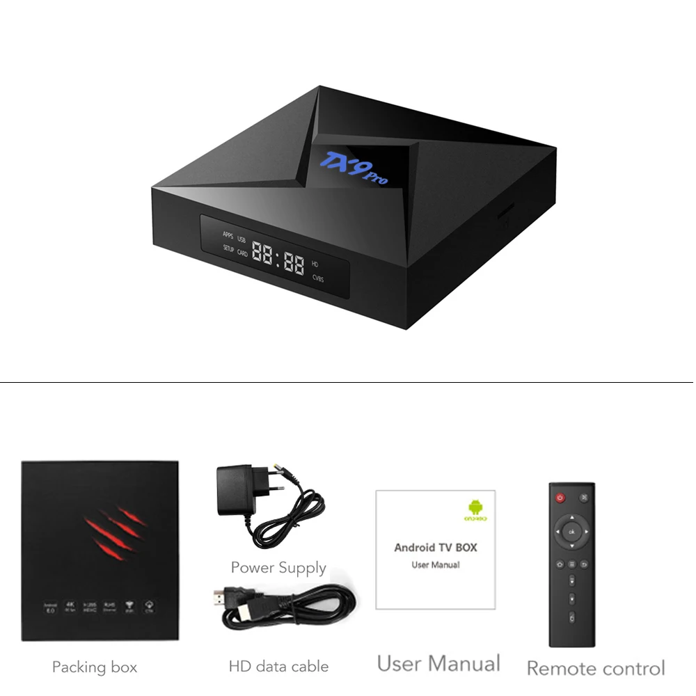 TX9 Pro tv Box Android box Amlogic S912 Восьмиядерный 3 ГБ 32 двойной Wi Fi поддержка 4K HD Bluetooth 4 1