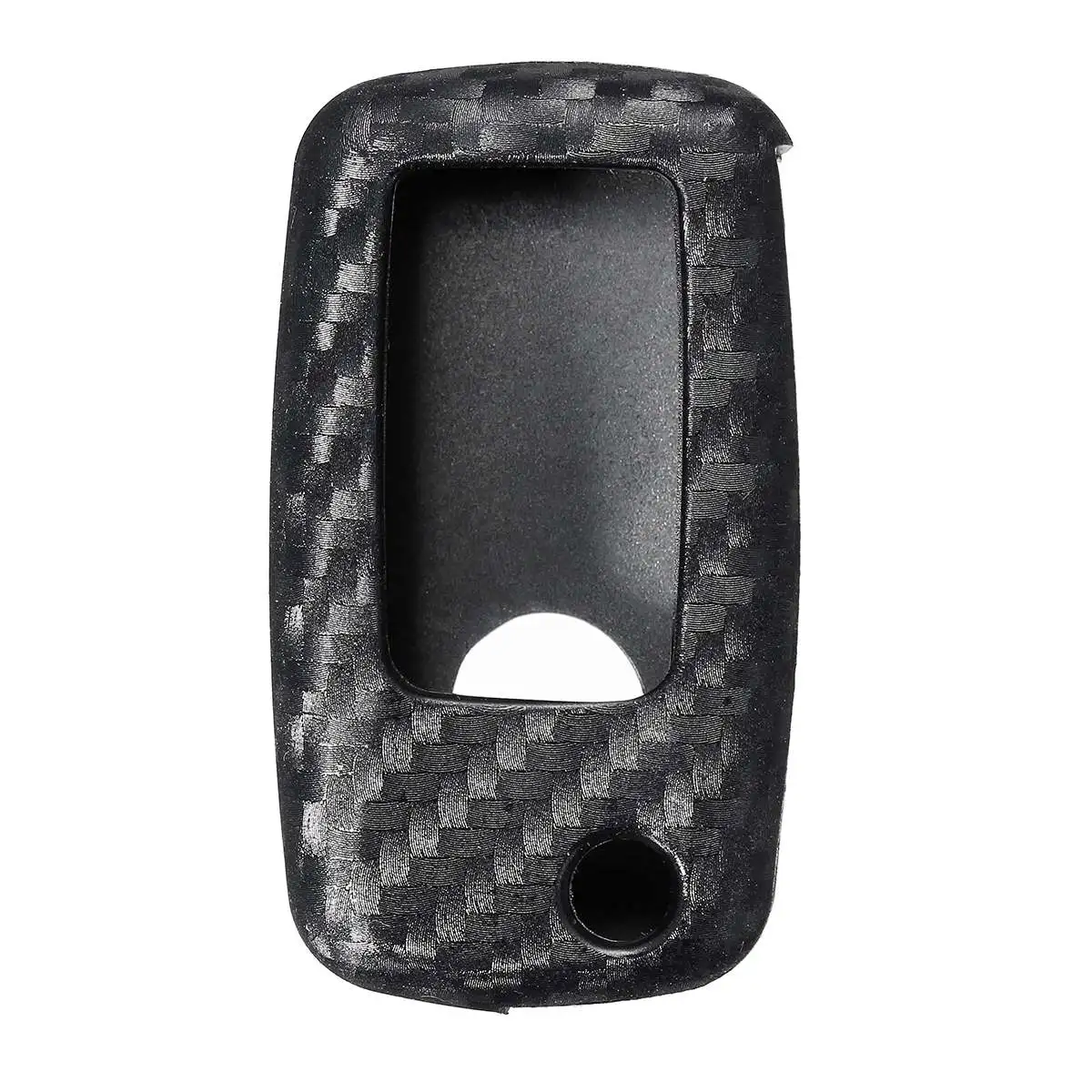 1 шт. силиконовый чехол для автомобильного ключа из углеродного волокна Volkswagen Tiguan