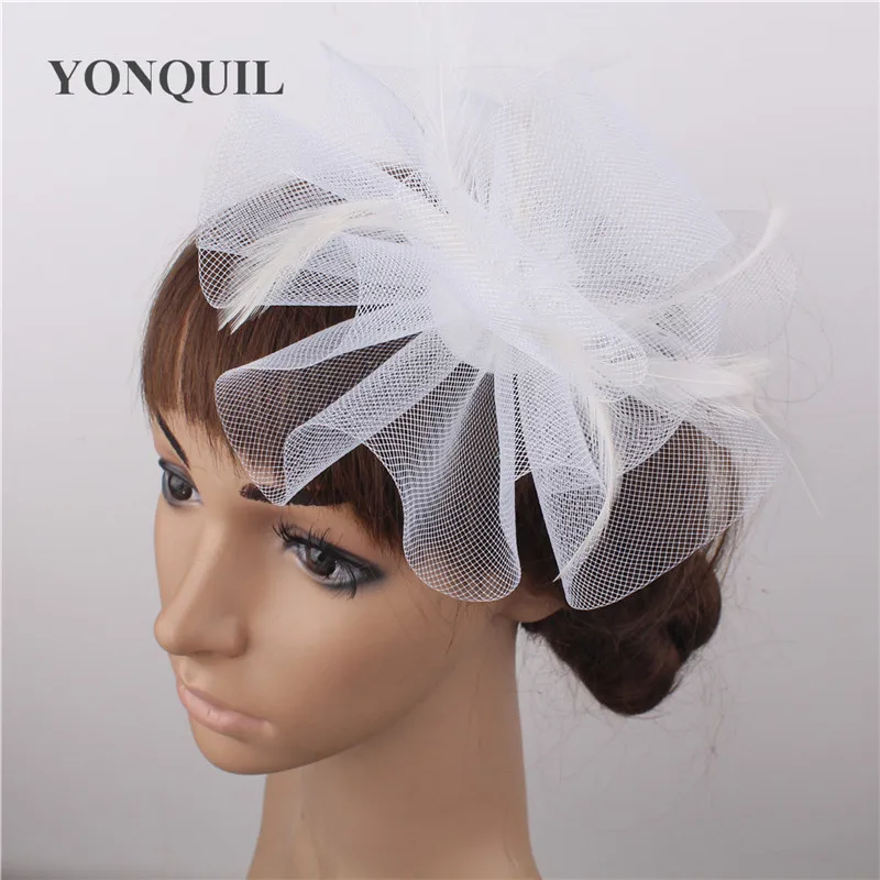 Женская фатиновая шляпка модная Вуалетка Шпилька для волос свадебные аксессуары