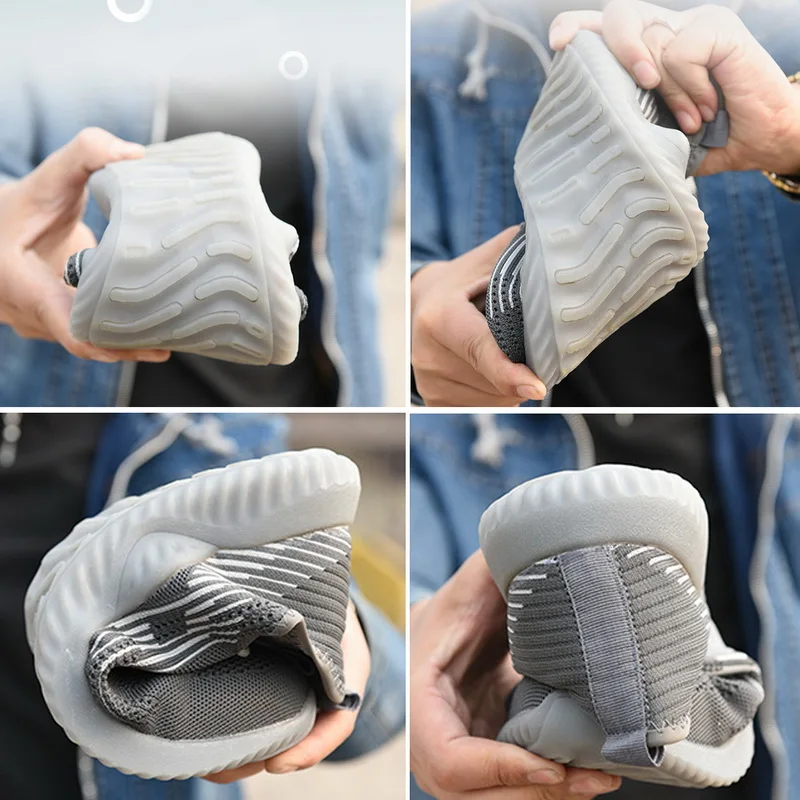 Мужские и женские ботинки безопасности со стальным носком воздухопроницаемая