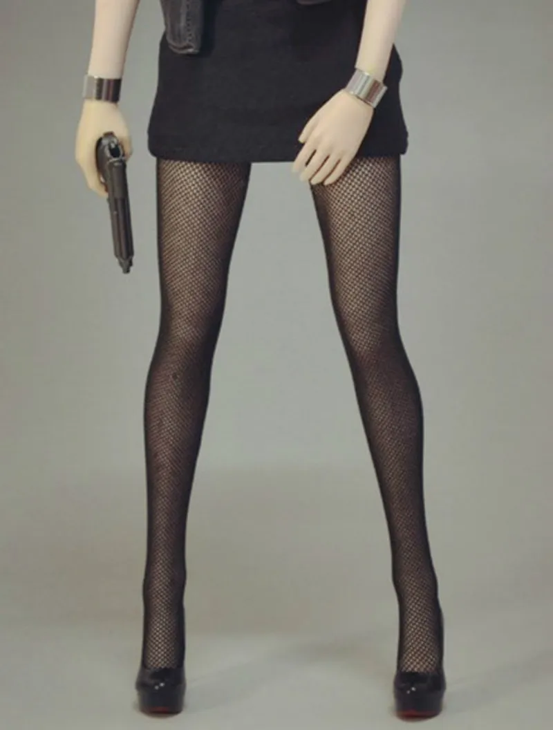 

1/6 Scale No Staining Female police socks pantyhose mesh socks for 12in Action Figure Collection DIY Toy