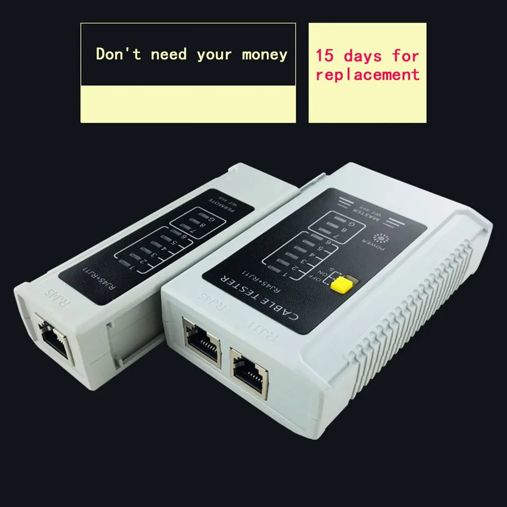 

Network Line Telephone Line Test Instrument RJ45RJ11 Line Tester Network Cable Tester Repair Computer Line
