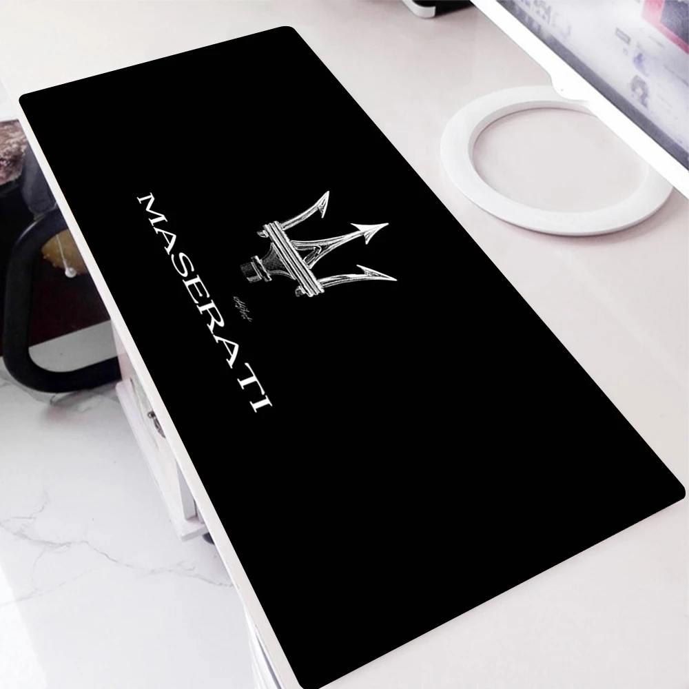 

Mousepad Cute Mouse Pad Maserati Logo Gaming Keyboard Pad on the Table Mause Gamer Accessories Desk Mat PC Gamer Cabinet Carpets