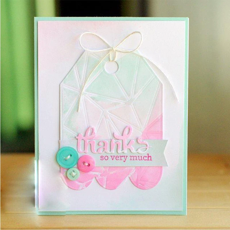 Металлические режущие штампы стерео ромбовидный узор высечки для изготовления