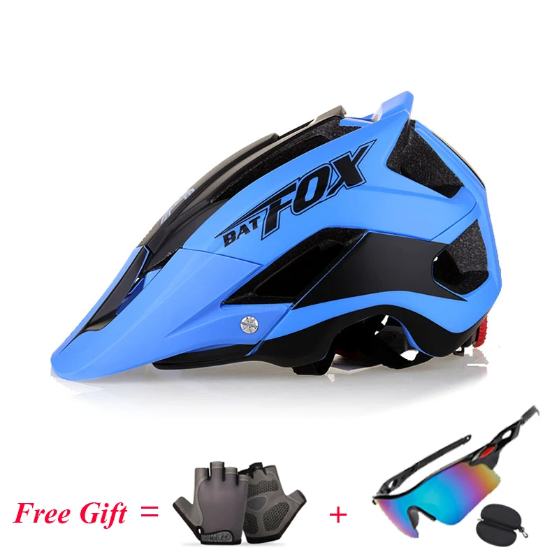 

BATFOX Men Women Mountain Road casco Sport Specialiced Bicycle Helmets outdoor breathable ultra-light mtb cycling safety cap