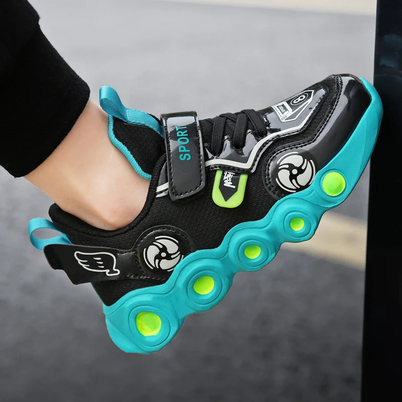 Детская повседневная обувь модные спортивные кроссовки на колесиках