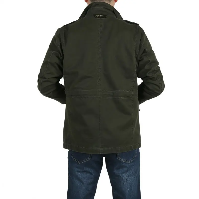 _ 7XL 8XL свободные армейские военные куртки мужские хлопковые теплые осенне зимние