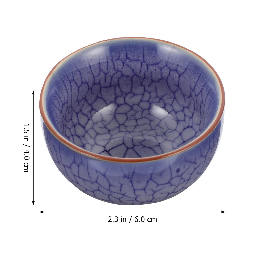 

6pcs Durable Tea Cups Ceramic Exquisite Household Tea Cups Tea Ware for Home