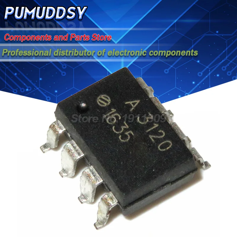 

100PCS A3120 HCPL3120 HCPL-3120 SOP8