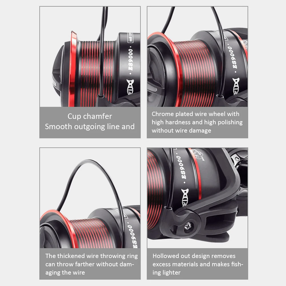 TTNIGHT рыболовная спиннинговая катушка металлическая Рыболовная для ловли карпа