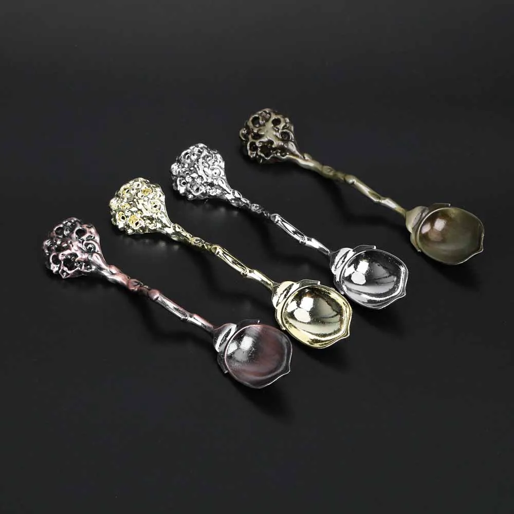 Десертная ложка креативный Королевский Стиль сплав винтажные столовые приборы