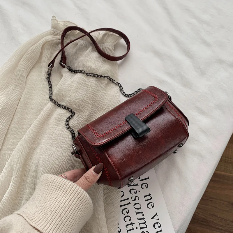 

New Woman Shoulder Bag Fashionable Simple Chain Messenger Bag High Quality Luxury Designer Handbag 2021 New Female Underarm Bag