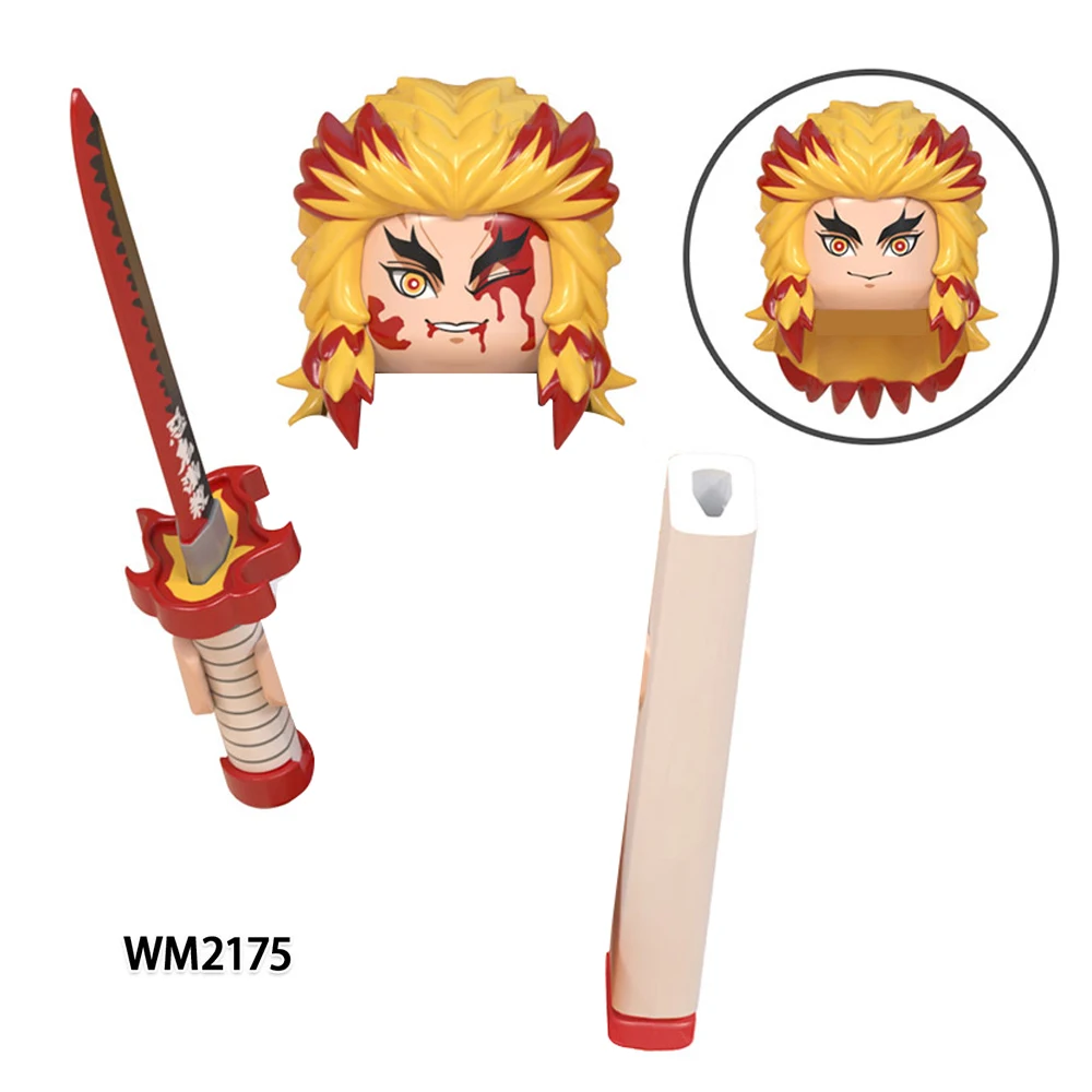 Фигурки героев аниме серия рассекающий демонов мини-кирпичи кубики камадо