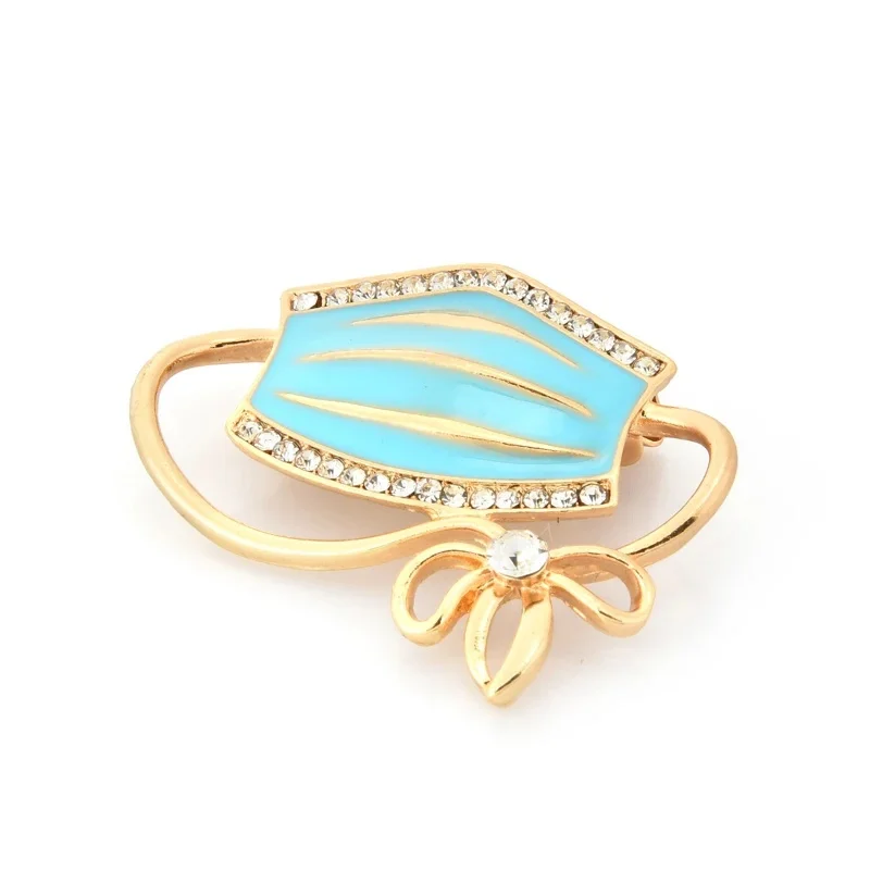 Броши для женщин новые эмалированные броши лица металлические 4 цветов медсестер